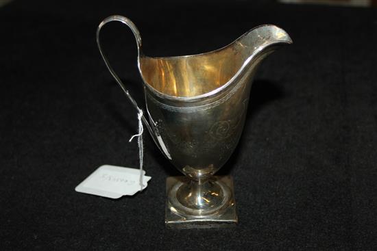 Silver cream jug